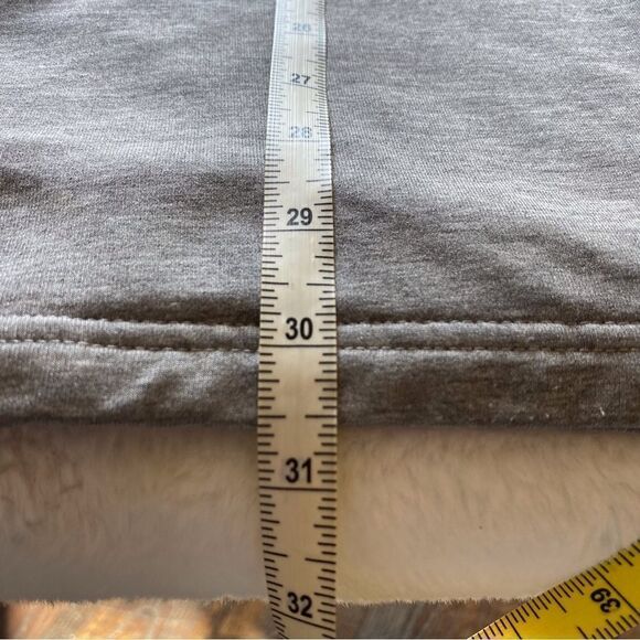 Gymshark Gray Hooded Tunic Length Sweatshirt Size Medium - Picture 8 of 9